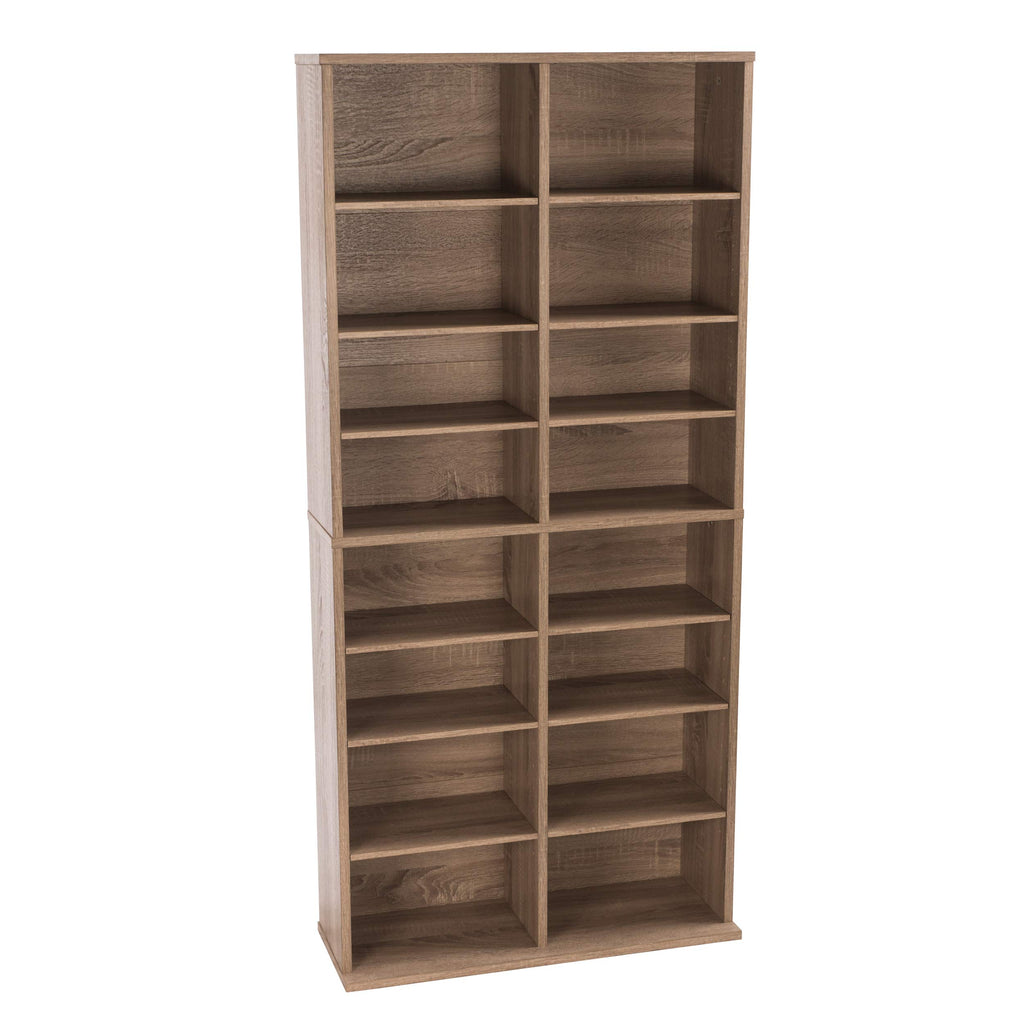 Weathered Oak Media Storage Cabinet T3583
