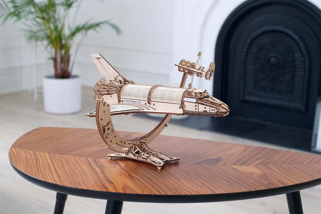 Wooden 3D Puzzle Space Shuttle Model Kit O53842