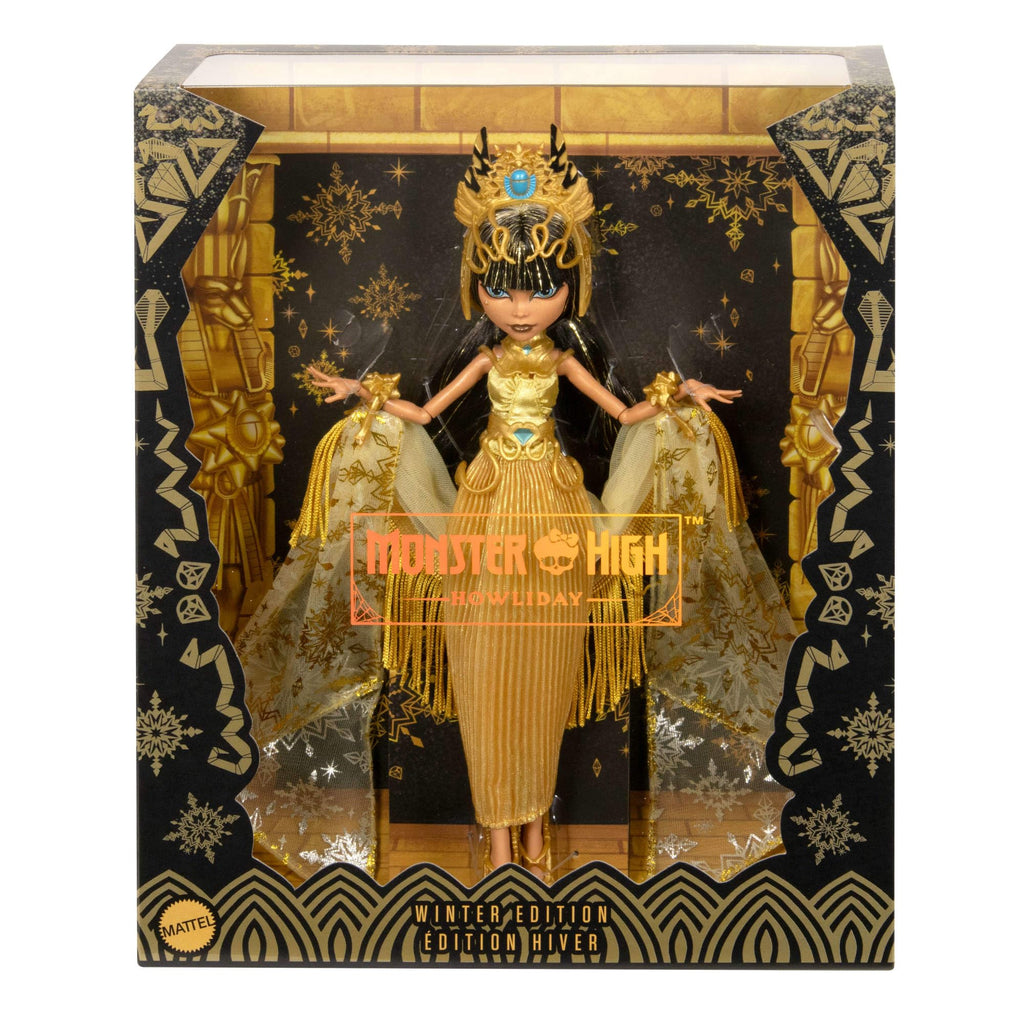 Collectible Doll in Golden Gown with Fringe Shawl S5990