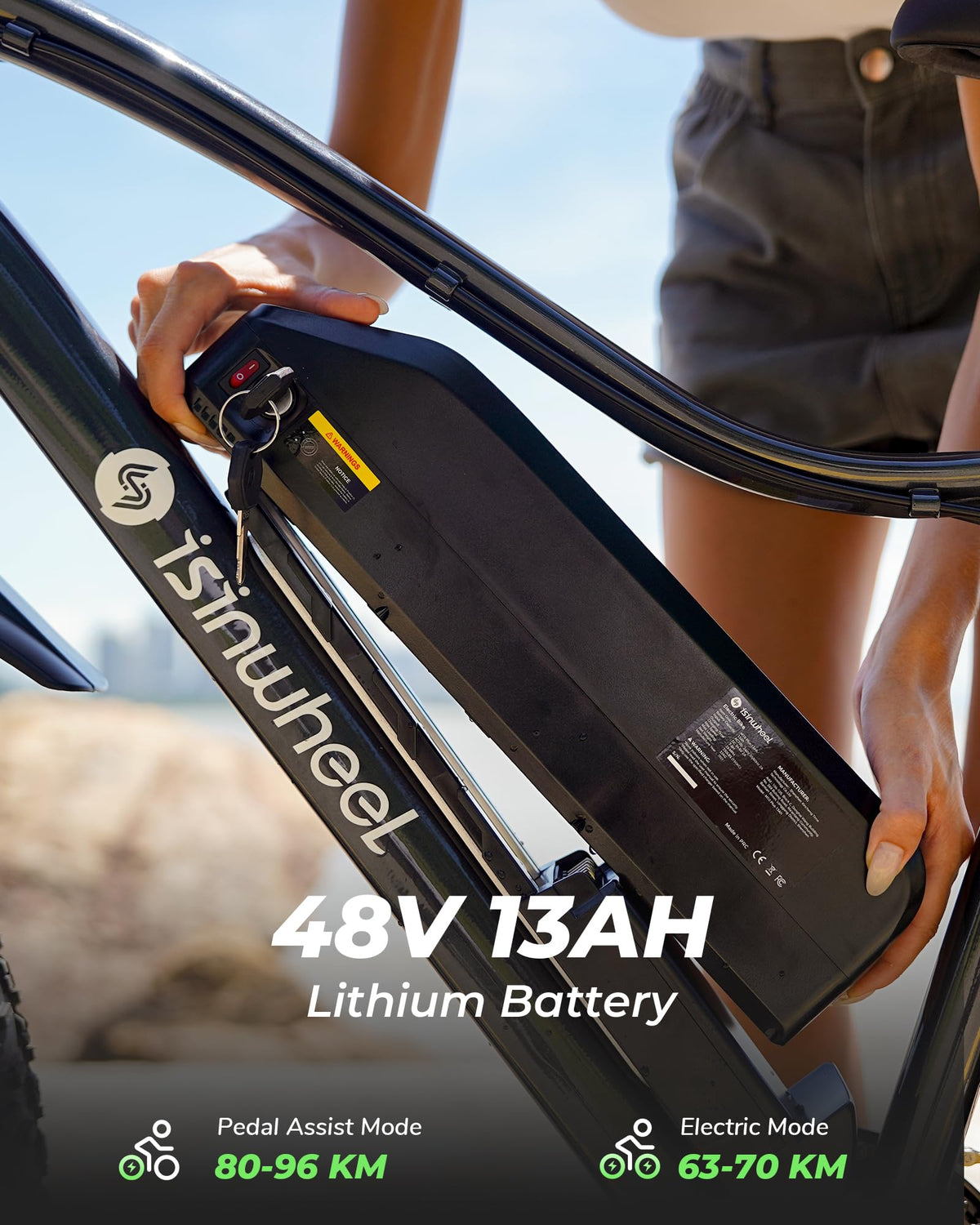 1000W 22 MPH 20"x4" Fat Tire Electric Bike O961412
