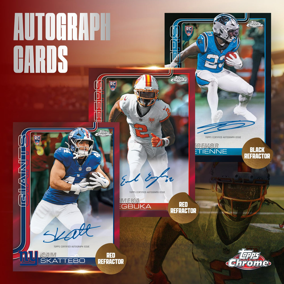 2025 Topps Chrome NFL Football Value Box E222061