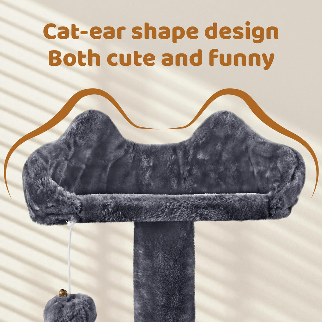 70in Multi-Level Cat Tree with Sisal Scratching Posts V6183