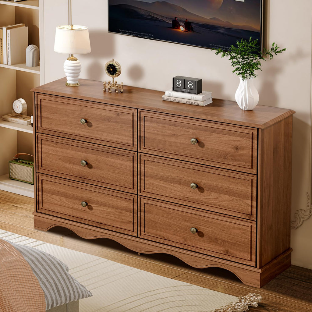 Chestnut 6 Drawer Chest of Drawers N906200