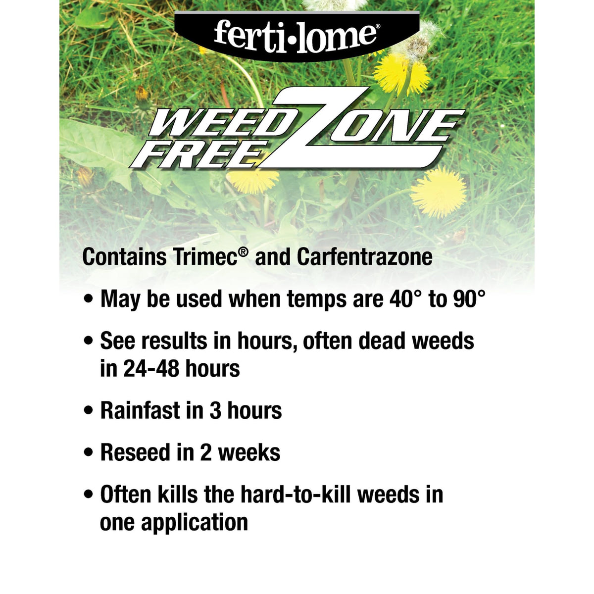 Weed Free Zone Broadleaf Weed Killer Concentrate, 1 gal H2479