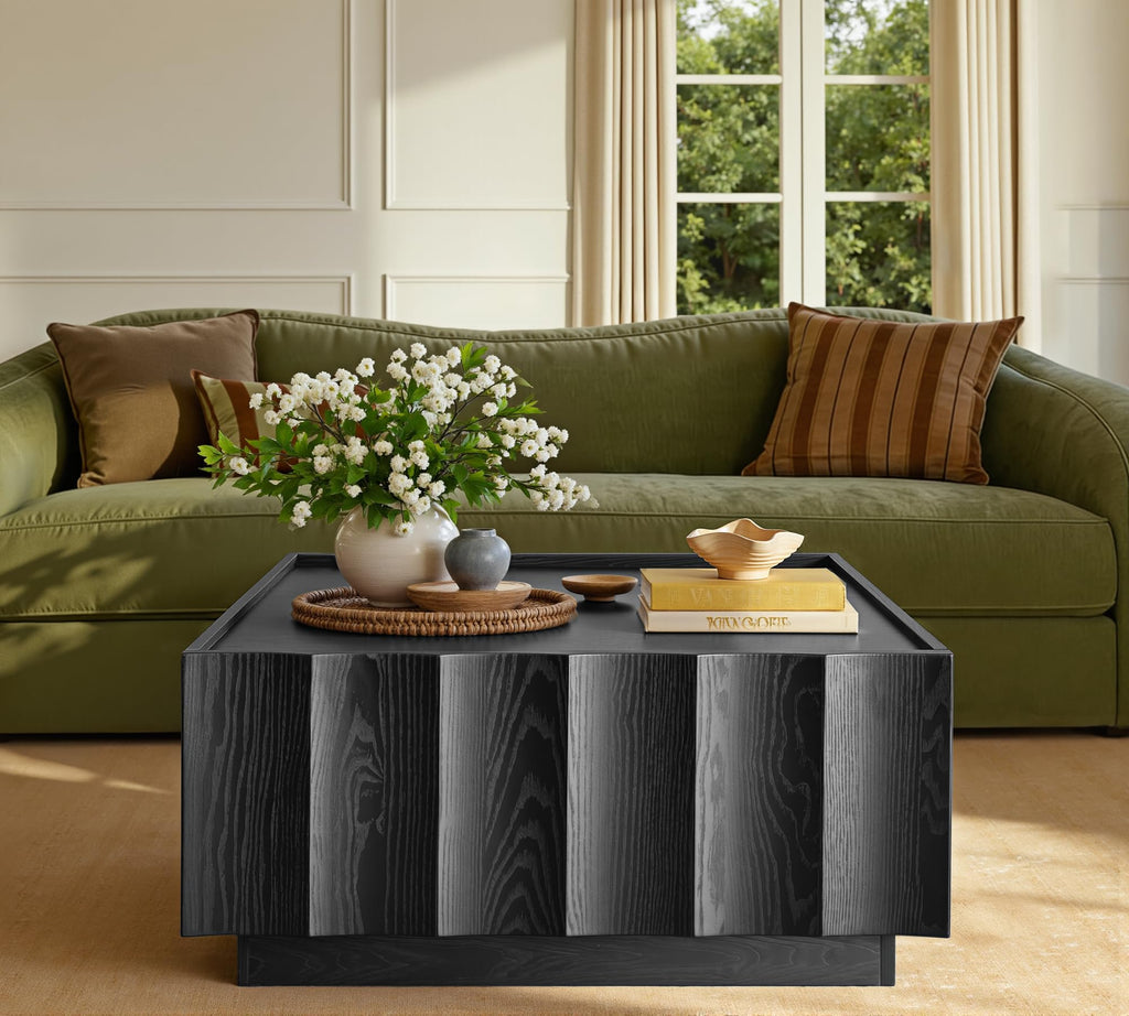 Square Coffee Table with Storage B860302