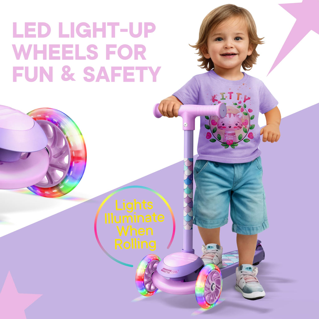 3 Wheel Light Up LED Scooter for Kids R797