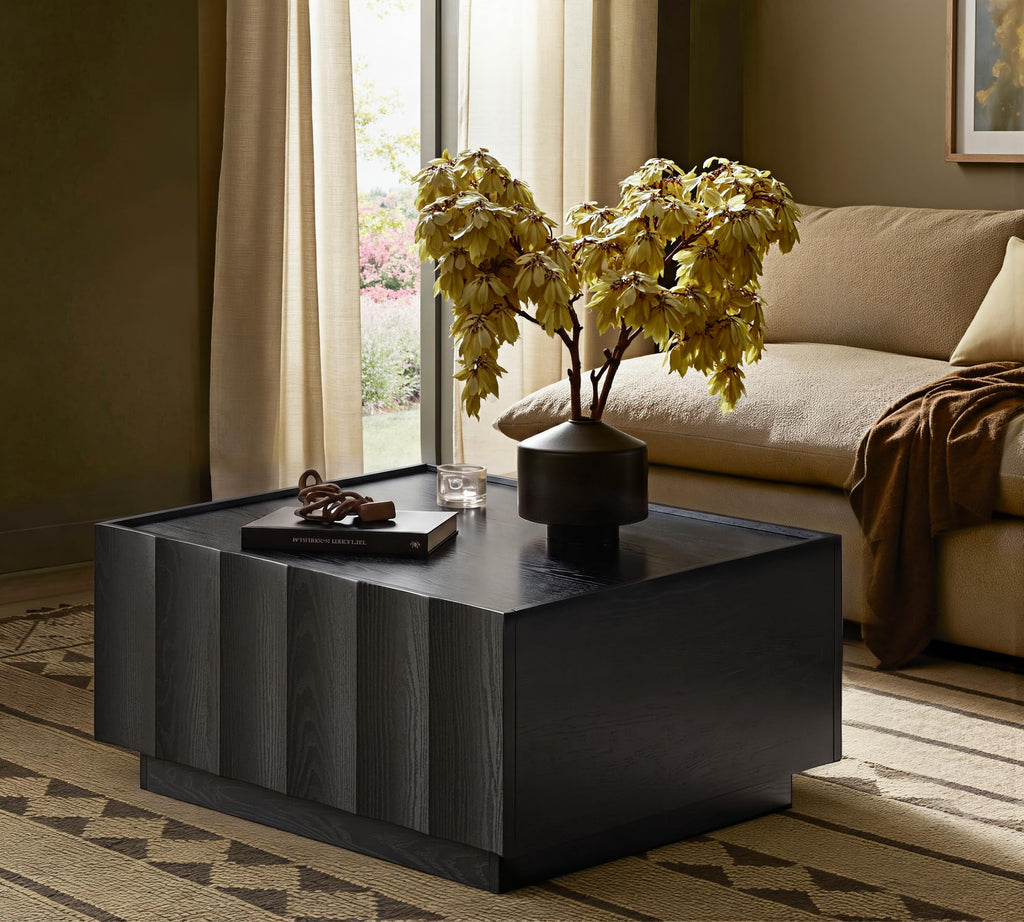 Square Coffee Table with Storage B860302