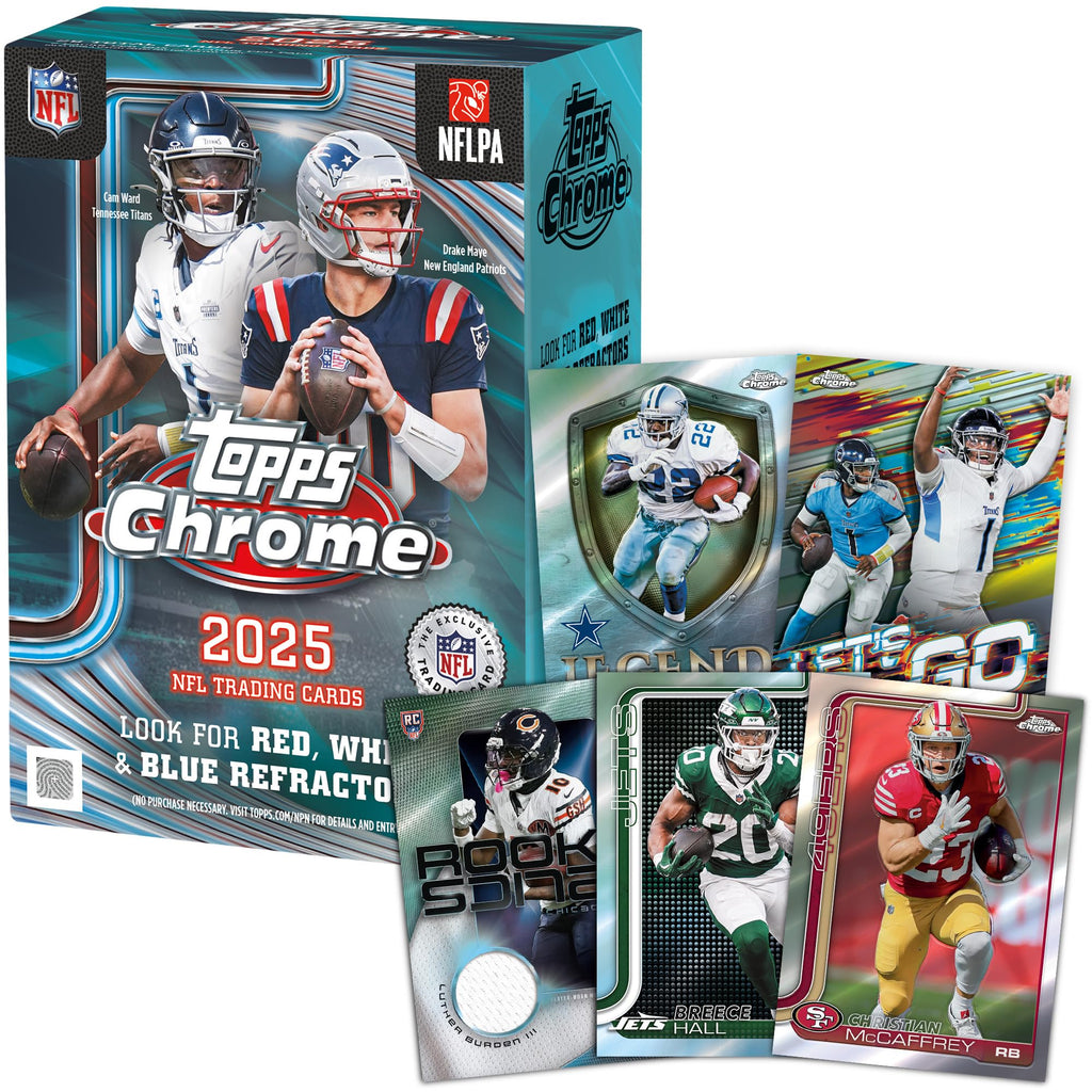 2025 Topps Chrome NFL Football Value Box E222061