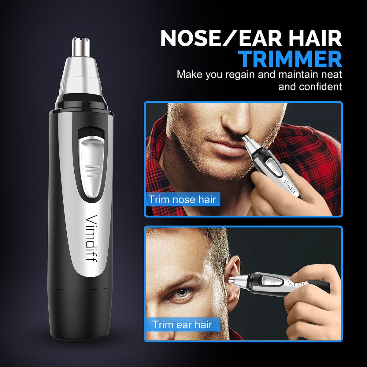 USB Rechargeable Waterproof Facial Hair Remover N879831
