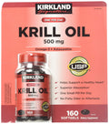 Krill Oil 500 Milligram 160 Softgels F476627